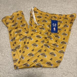 NBA Los Angeles Lakers Sleep Lounge Pajama Pants Yellow/Gold Men’s Various sizes